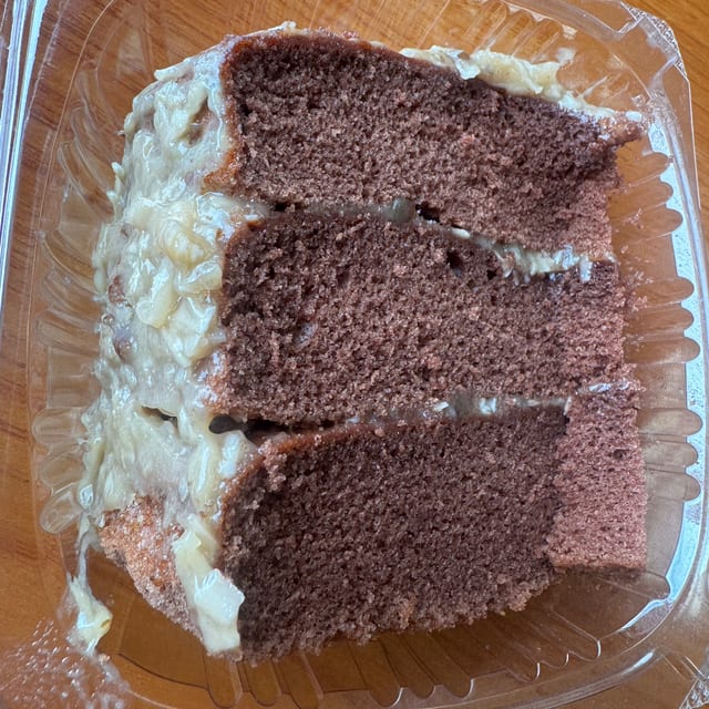 German Chocolate Cake.