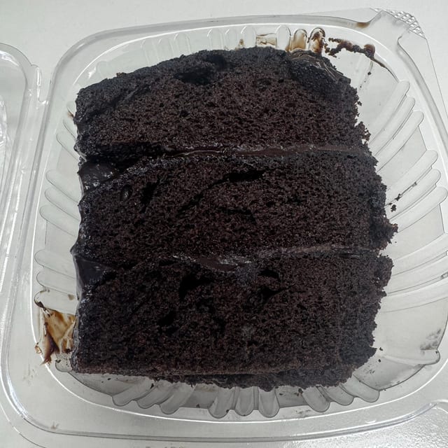 Double Chocolate Cake.