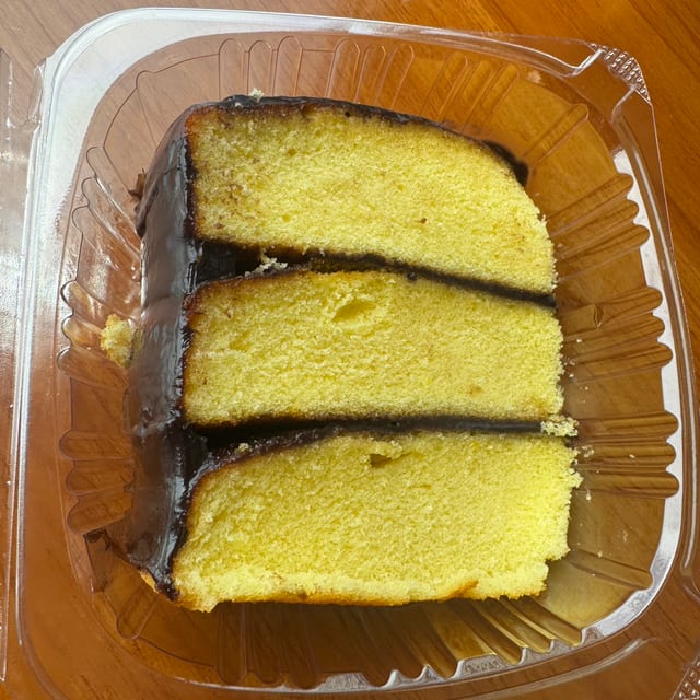 Yellow Chocolate Cake.