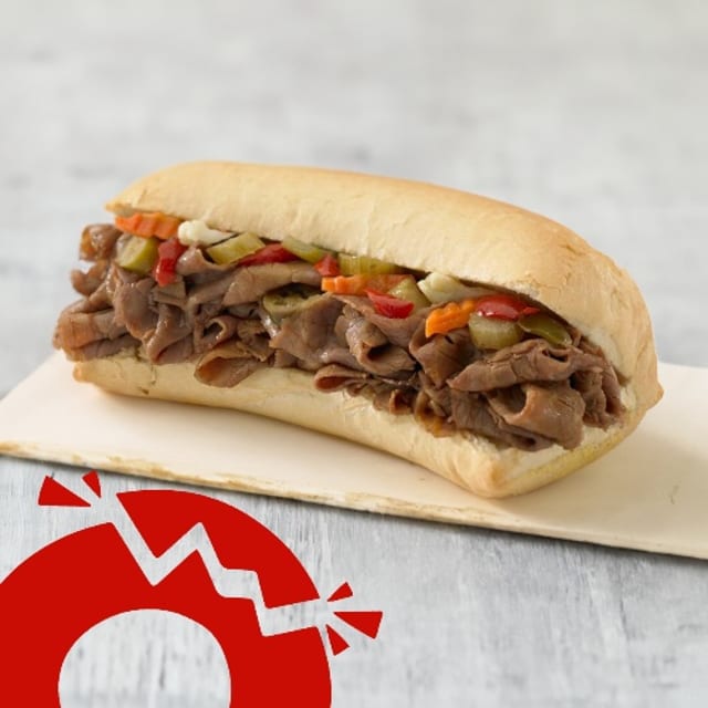Italian Beef Sandwich.