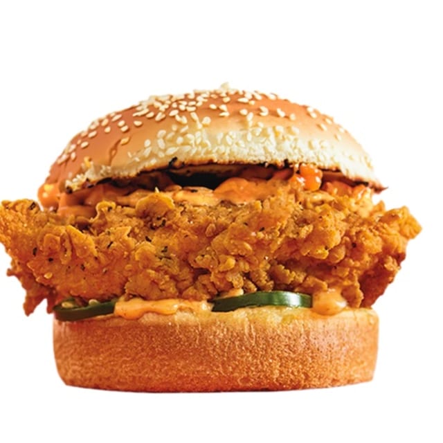 The Hot Chick Burger.